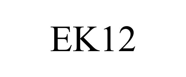 Trademark Logo EK12