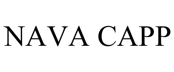 Trademark Logo NAVA CAPP