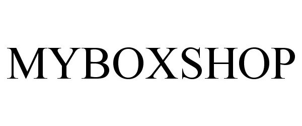 Trademark Logo MYBOXSHOP