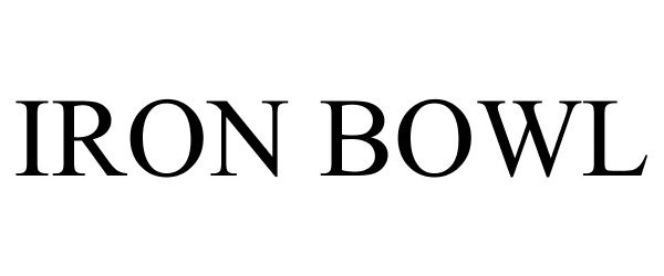 Trademark Logo IRON BOWL