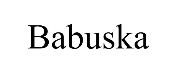 Trademark Logo BABUSKA
