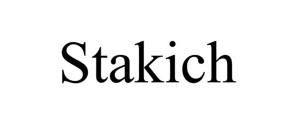 Trademark Logo STAKICH