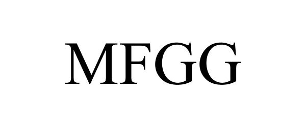 Trademark Logo MFGG