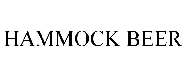Trademark Logo HAMMOCK BEER