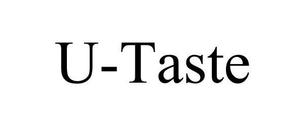 Trademark Logo U-TASTE