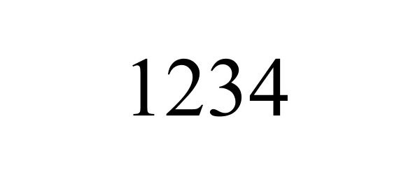 Trademark Logo 1234