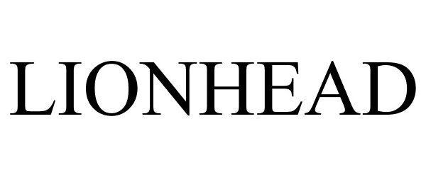 Trademark Logo LIONHEAD