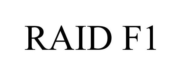 Trademark Logo RAID F1
