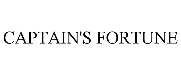 Trademark Logo CAPTAIN'S FORTUNE