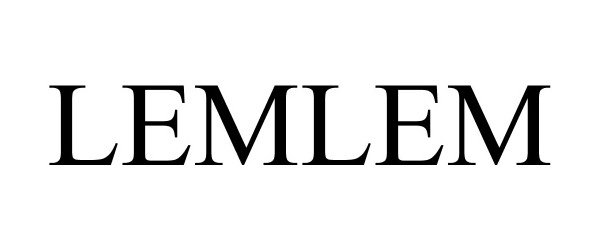 Trademark Logo LEMLEM