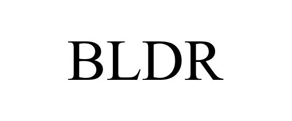 Trademark Logo BLDR