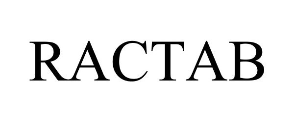 Trademark Logo RACTAB