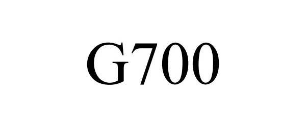 Trademark Logo G700