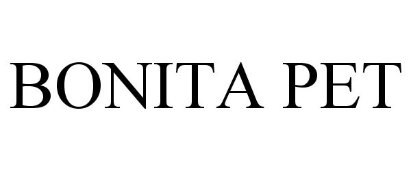 Trademark Logo BONITA PET