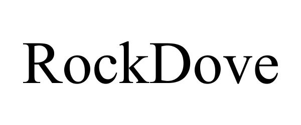 Trademark Logo ROCKDOVE