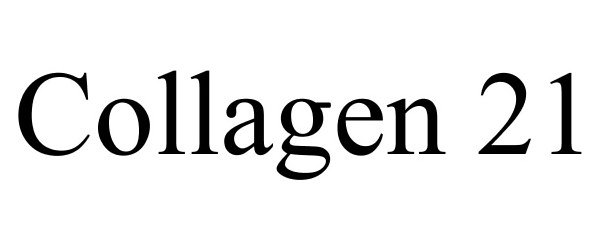 Trademark Logo COLLAGEN 21