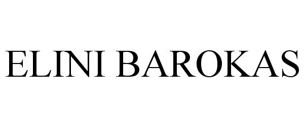 Trademark Logo ELINI BAROKAS