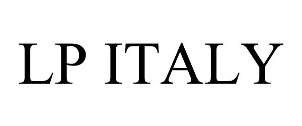 Trademark Logo LP ITALY