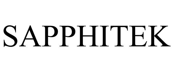 Trademark Logo SAPPHITEK