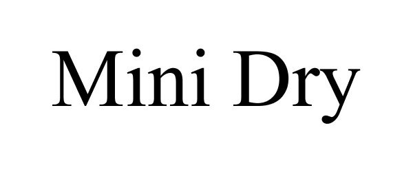 Trademark Logo MINI DRY