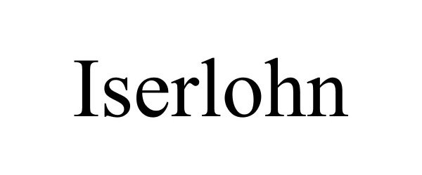 Trademark Logo ISERLOHN