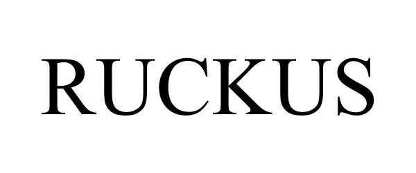 Trademark Logo RUCKUS