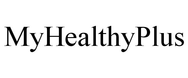 Trademark Logo MYHEALTHYPLUS