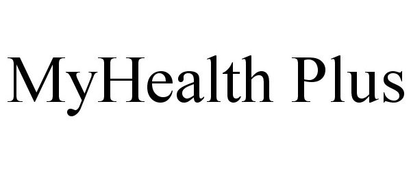 Trademark Logo MYHEALTH PLUS