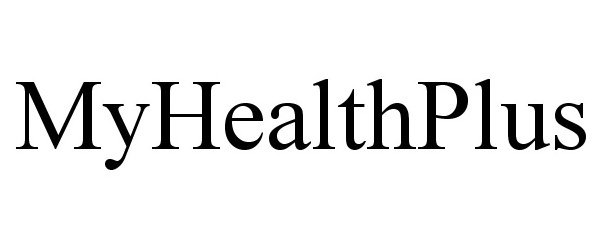 Trademark Logo MYHEALTHPLUS