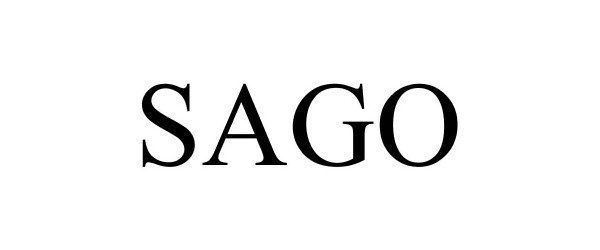 Trademark Logo SAGO