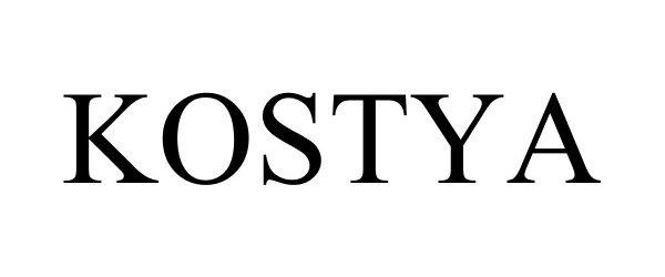 Trademark Logo KOSTYA
