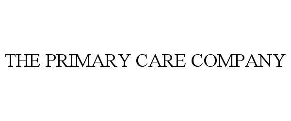  THE PRIMARY CARE COMPANY