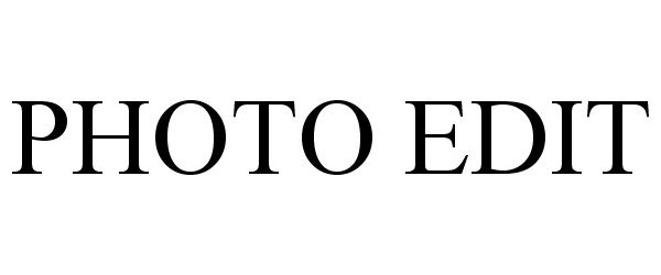 Trademark Logo PHOTO EDIT