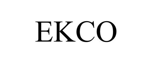 Trademark Logo EKCO