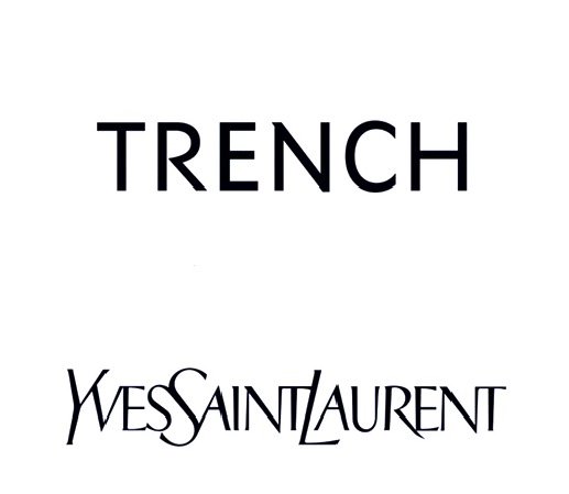 Trademark Logo TRENCH YVES SAINT LAURENT