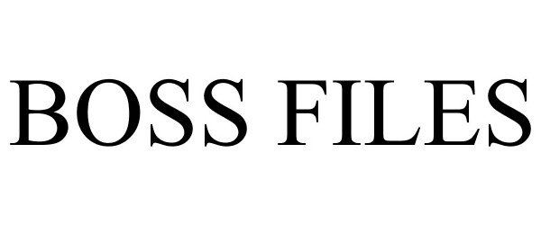 Trademark Logo BOSS FILES