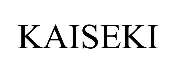 Trademark Logo KAISEKI
