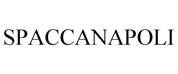 Trademark Logo SPACCANAPOLI