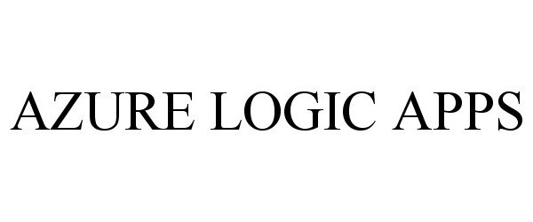 Trademark Logo AZURE LOGIC APPS