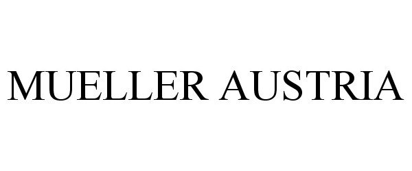  MUELLER AUSTRIA