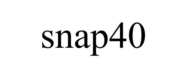 Trademark Logo SNAP40