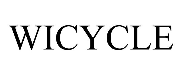 Trademark Logo WICYCLE
