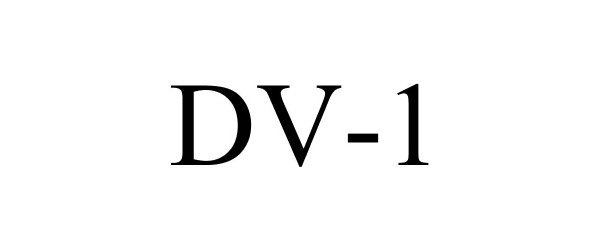 Trademark Logo DV-1