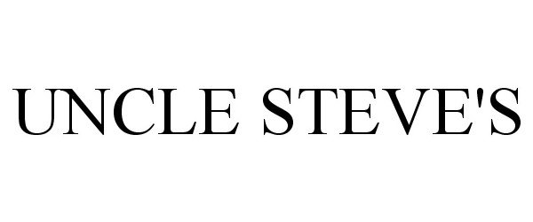 Trademark Logo UNCLE STEVE'S