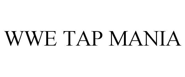 Trademark Logo WWE TAP MANIA