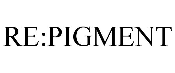 Trademark Logo RE:PIGMENT