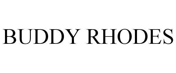  BUDDY RHODES