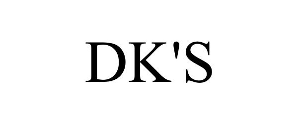 Trademark Logo DK'S