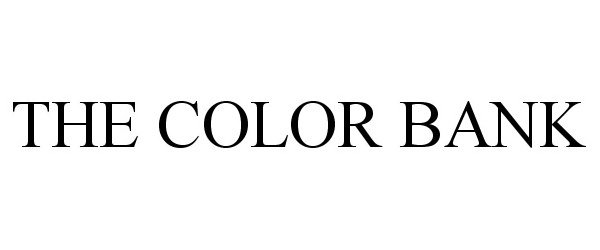  THE COLOR BANK