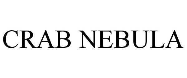Trademark Logo CRAB NEBULA
